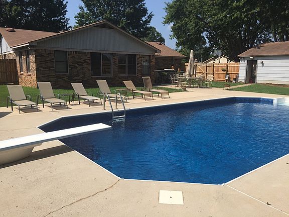 Daytime photo of pool