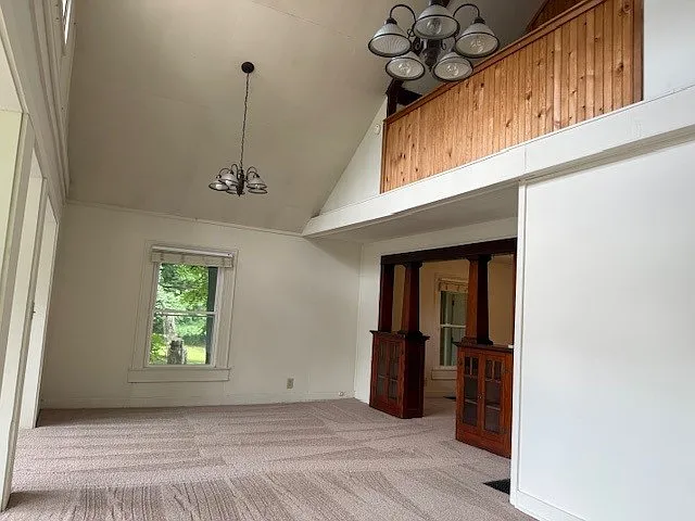 loft above overlooking living room