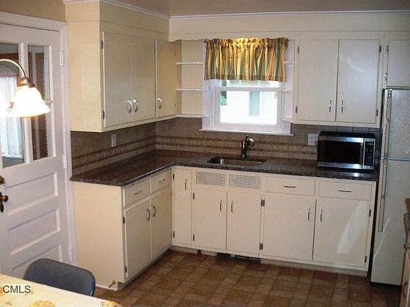 New granite counter and new flooring