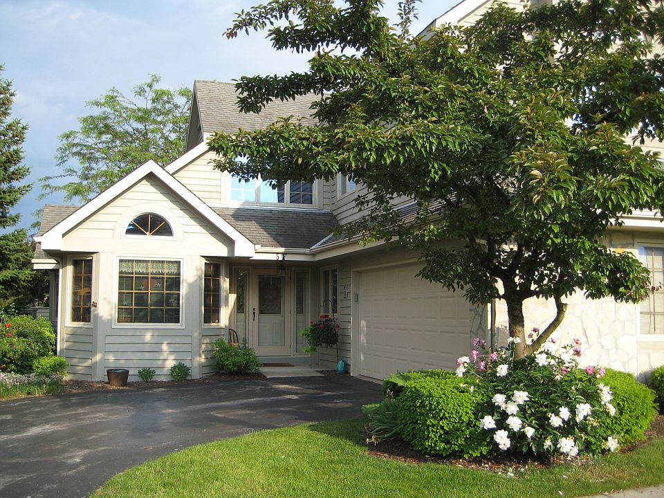 front door and garage
