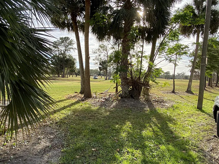 Golf course view from front rooms