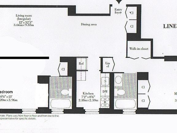 2nd image of 347 W 57th St APT 43A
