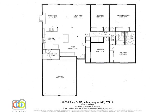 4th image of 10009 Jiles Dr NE