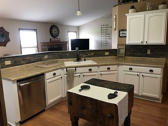 Kitchen open to Living Room