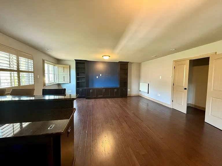 Bonus room with wet bar and built ins