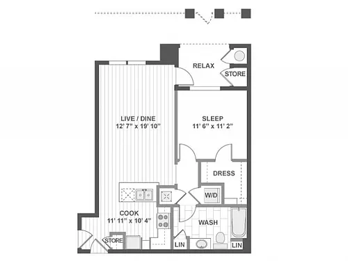Floor plan Santa Cruz