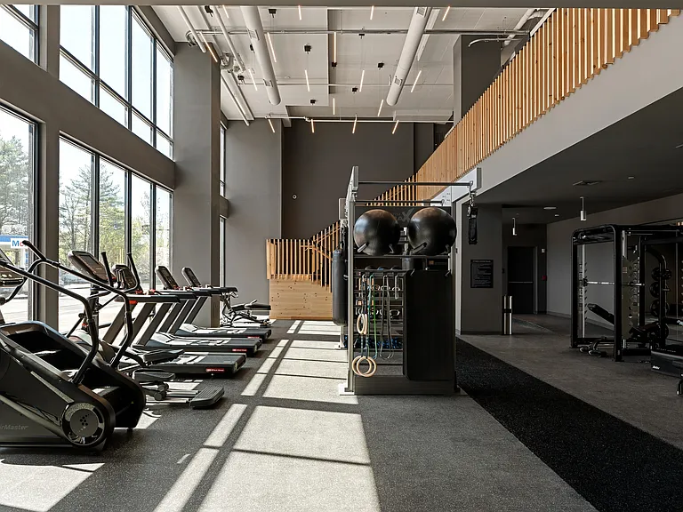 Fitness Center with Cardio & Strength Training Area