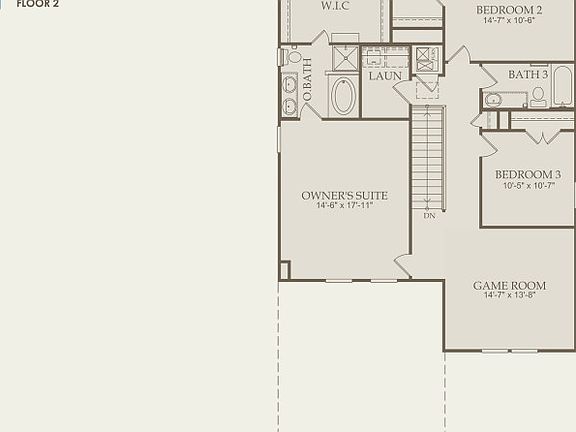 Mesilla Floor Plan, Quick Move-in Home, Floor 2