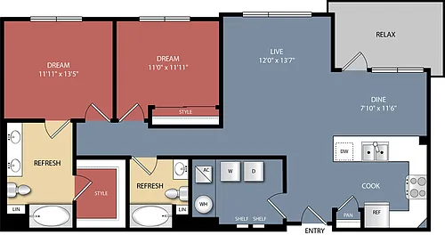 Floor plan B2A