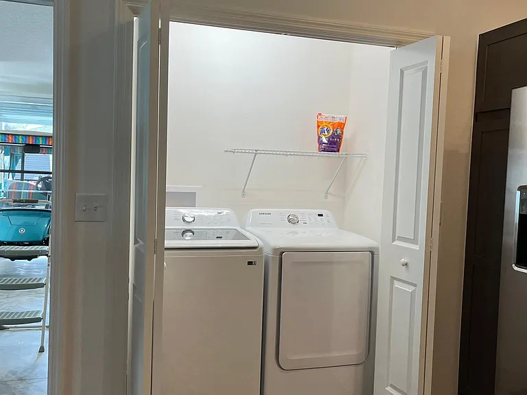 laundry (off of kitchen)