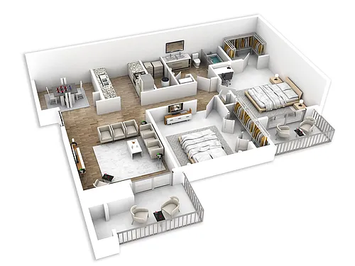 Floor plan B1