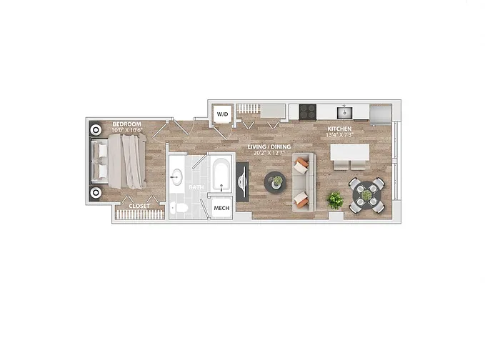 Floor plan A2A