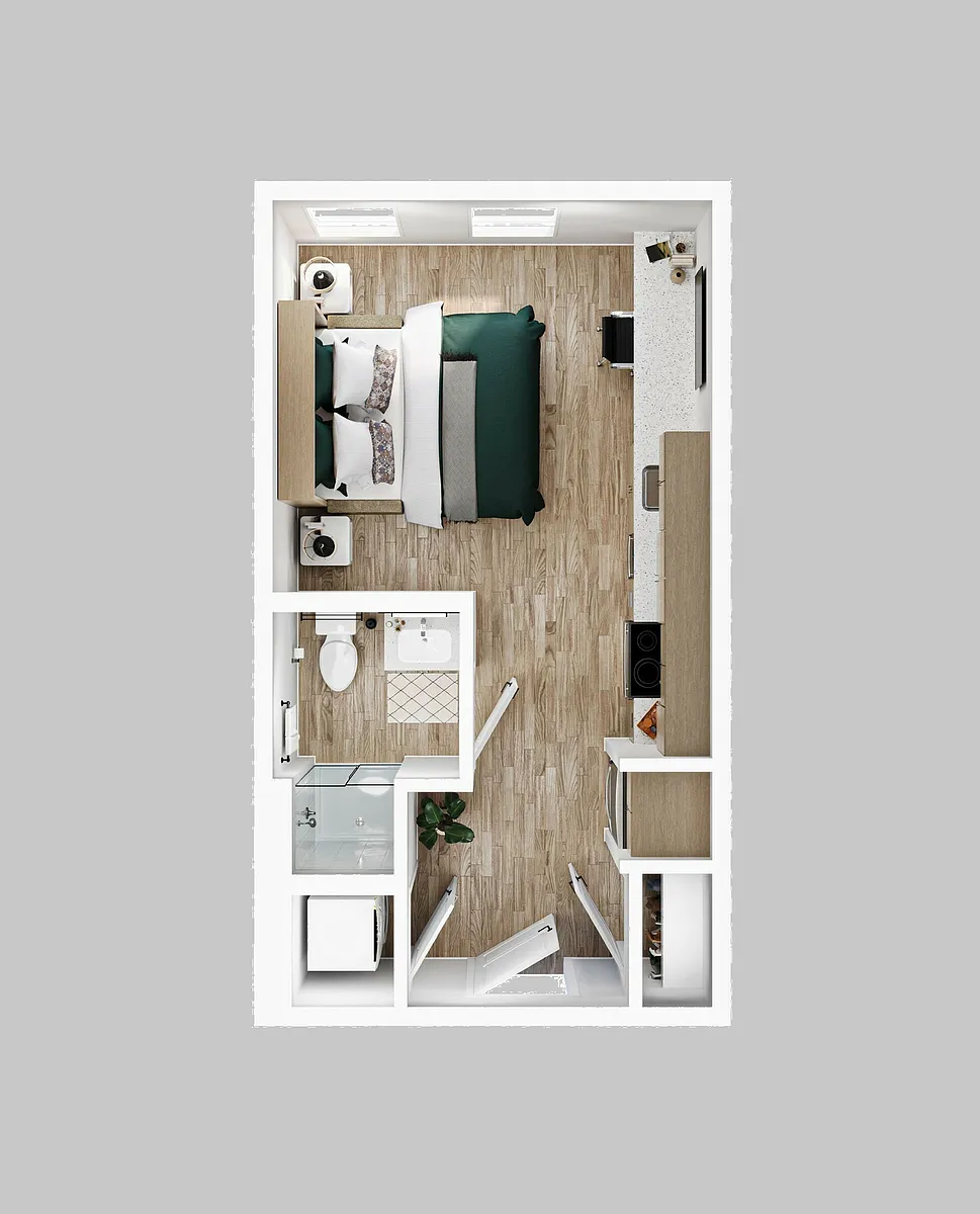 Floor plan Studio - S1