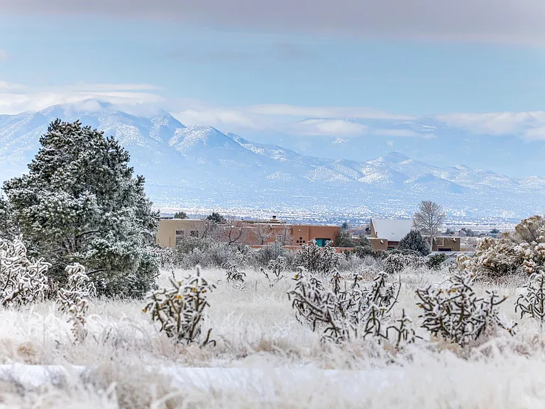 View to the south in the winter