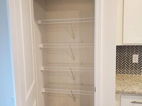Pantry with shelving