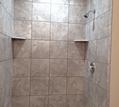 Tiled Shower Bathroom 1