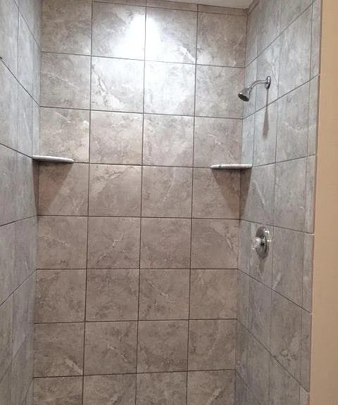 Tiled Shower Bathroom 1