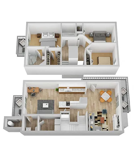 Floor plan C Townhome
