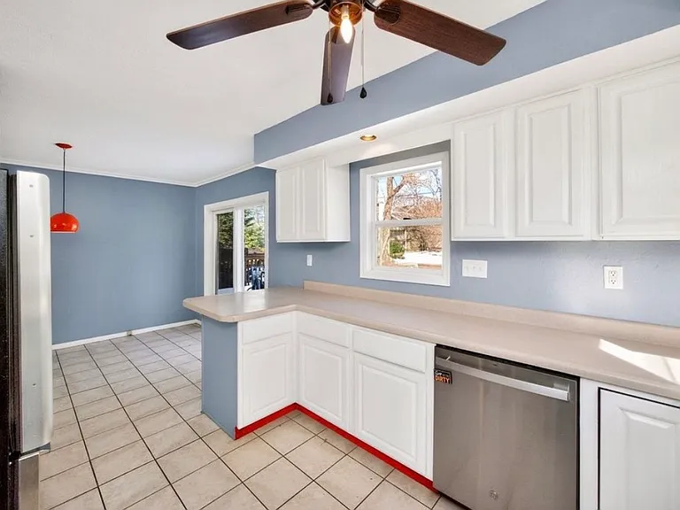 Kitchen and dining area