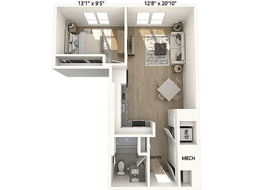 Floor plan A13 - Design Collection I
