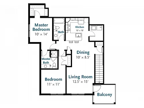 Floor plan Delta