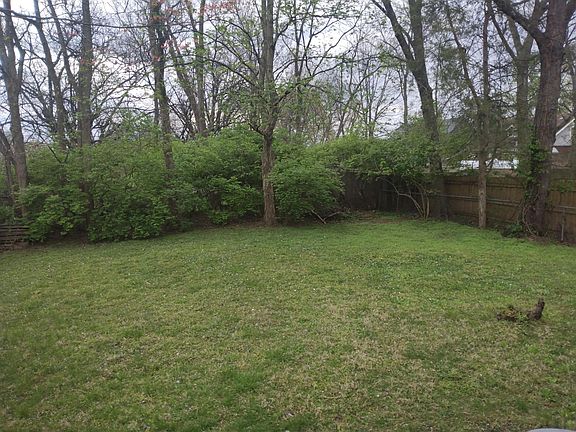 Large private back yard