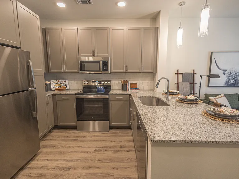 Kitchen with Stainless Steel Appliances