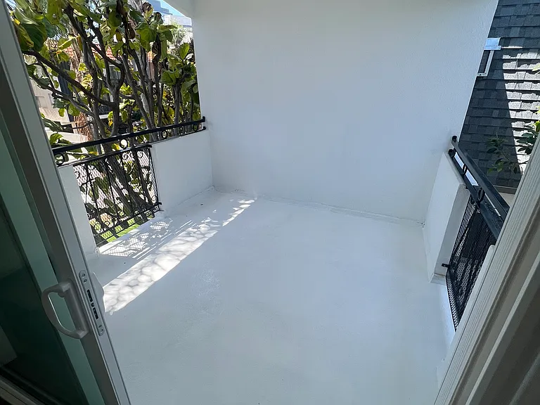 Large, private patio