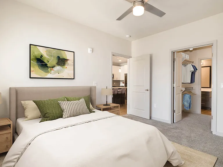 Carpeted Bedroom