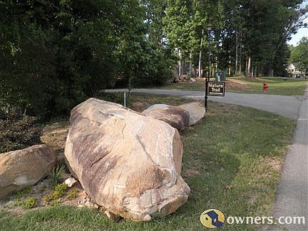 One of many entrances to nature trail.