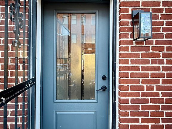 New decorative front door.