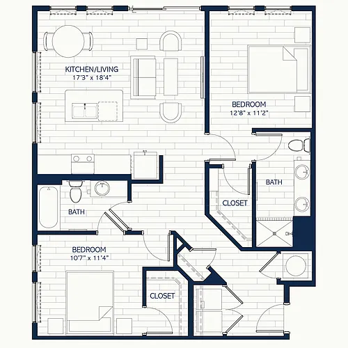 Floor plan 2CH2.3