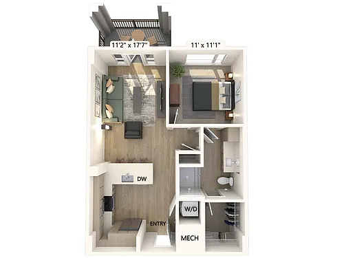 Floor plan A1-706