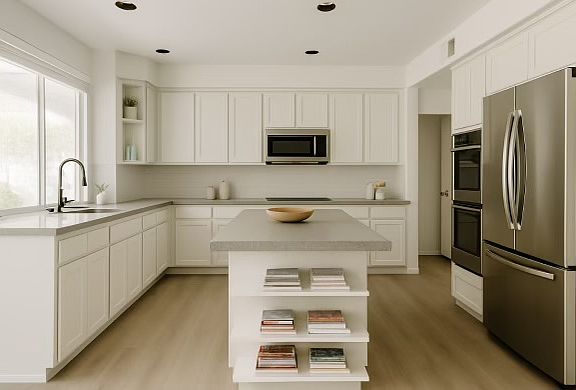 large kitchen