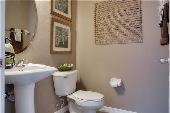 Half bath on first floor living area