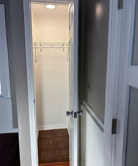 Entry coat closet