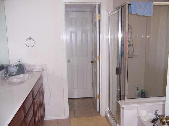 Master Bath - Separate shower stall next to a large jetted tub