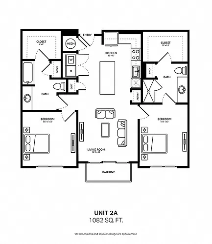 Floor plan 2A