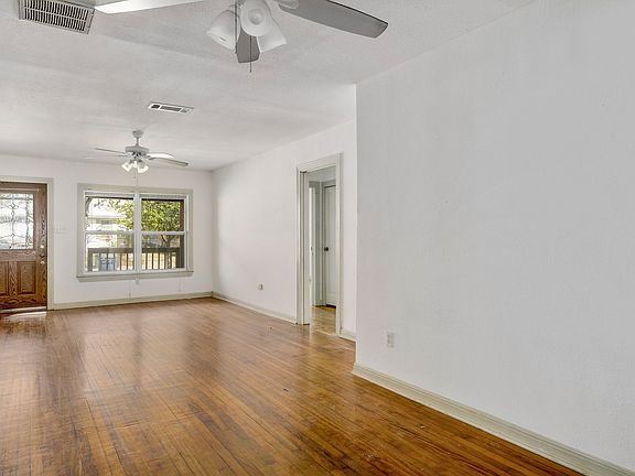 View of living room facing towards front door