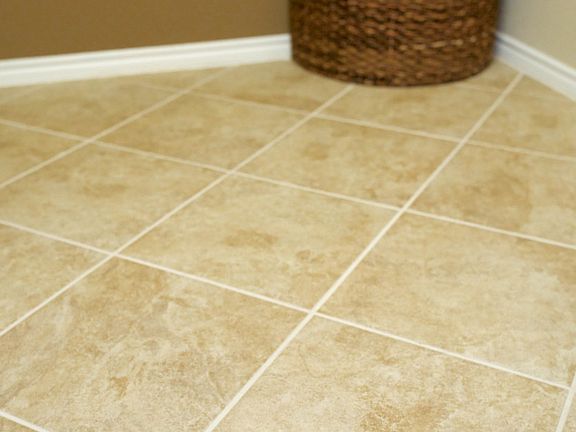 Ceramic tile floors offered in multiple rooms throughout the home