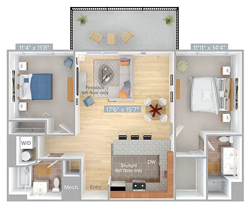 Floor plan B4-1064