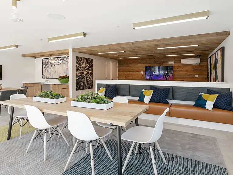 The tech lounge makes working from home as productive as it is comfortable