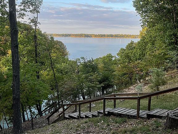 Stairs to the boat dock