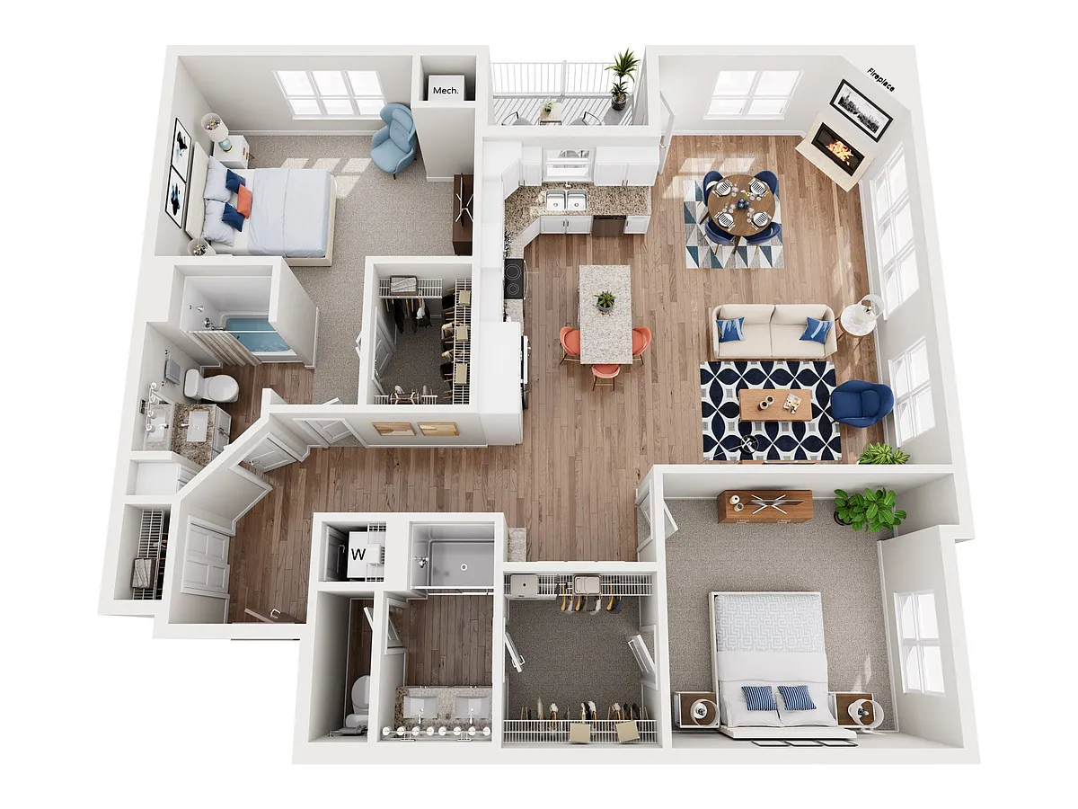 Floor plan Quail