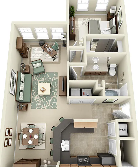 Arbor Glen Apartments - Monterey - 1 Beds - 1 Baths - 895 Sq. ft.