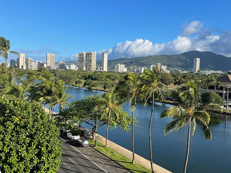 Lanai and living room views.