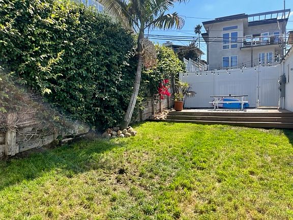 Private backyard