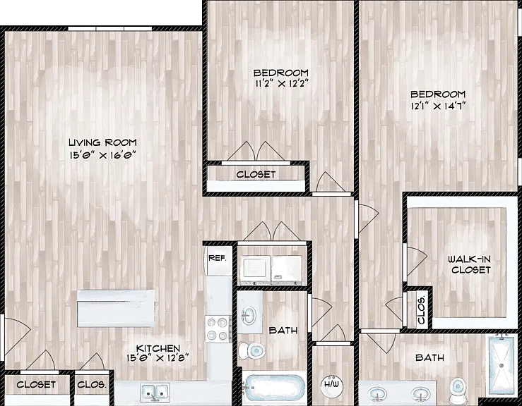 2C Floorplan Diagram