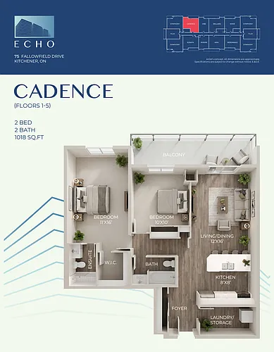 Floor plan 104
