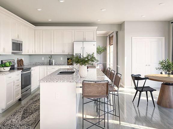 Striking kitchen with island